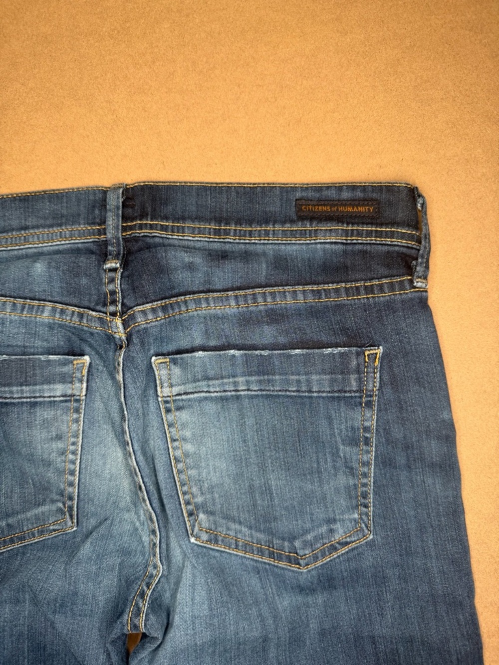 Citizens of Humanity Women's Dark Blue Cuffed Jeans Size 27 - Picture 7 of 11